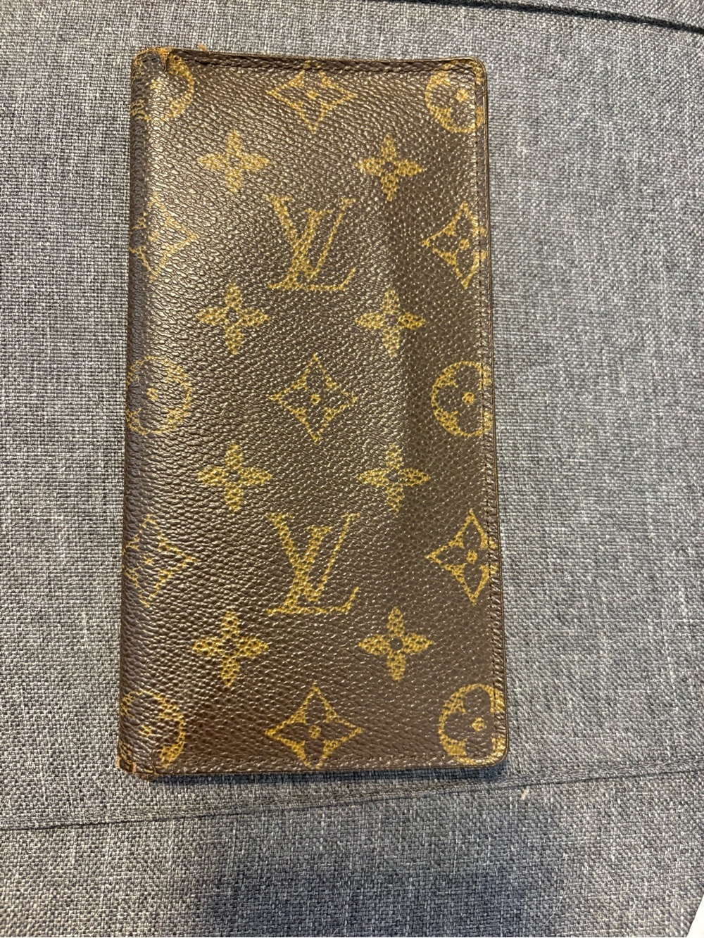 VINTAGE AUTHENTIC Louis Vuitton Porte Valeurs Cartes Crédit long monogram wallet